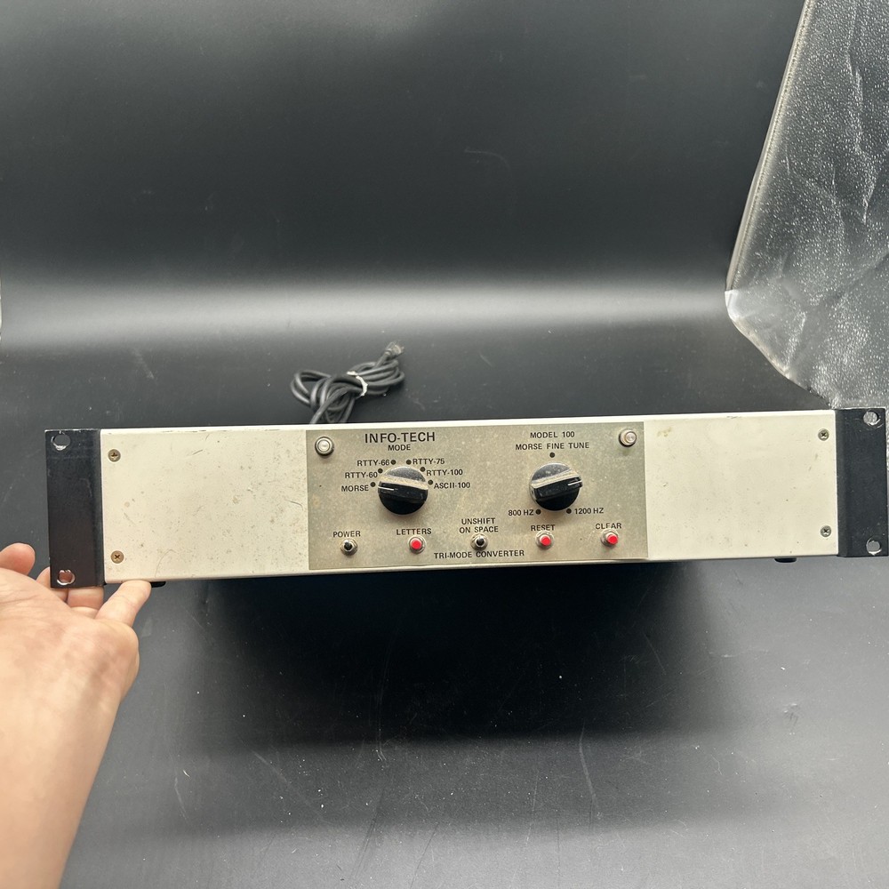 Vintage Untested As Is Info-Tech Model 100 Tri-Mode Converter.