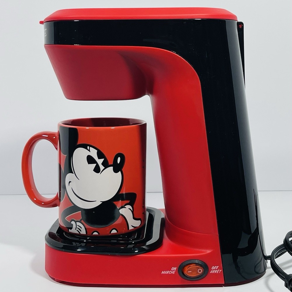 Disney Mickey Mouse Single Serve Coffee Maker Includes 12 oz Mug