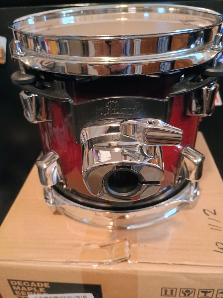 PEARL DECADE DEEP RED BURST 8 X 7 TOM