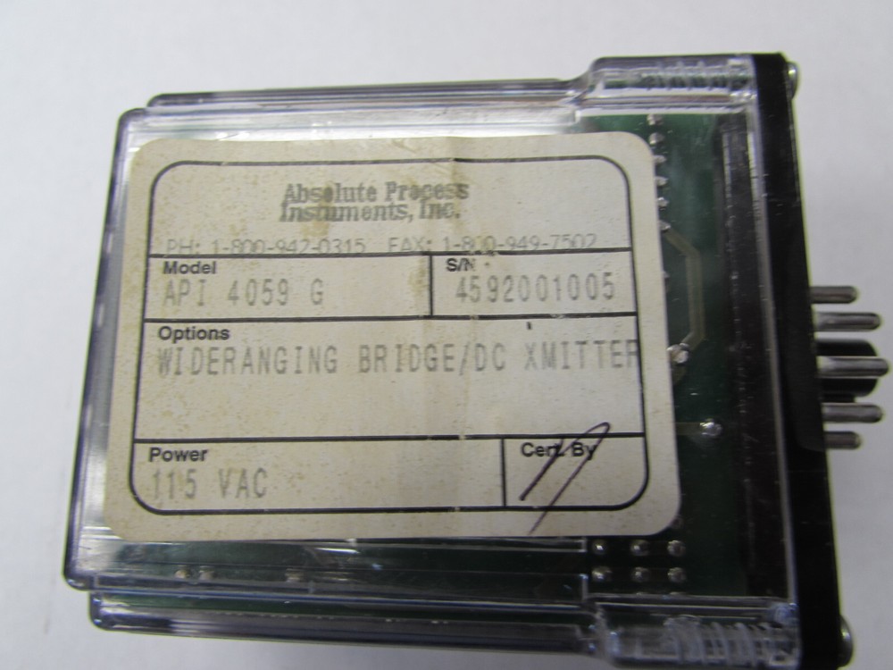 API 4059 G Transmitter