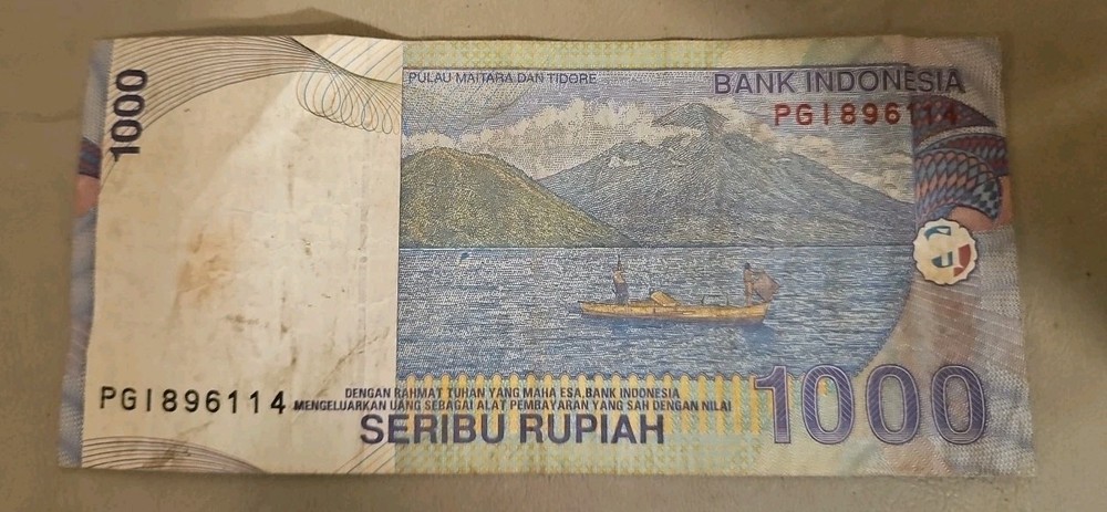 2000 Indonesia 1000 Rupiah Note