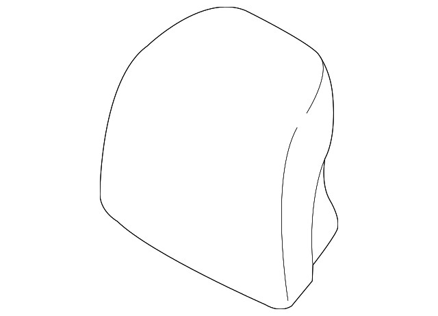Genuine Ford Cover Headrest Roll Type EJ7Z-78610A62-BF