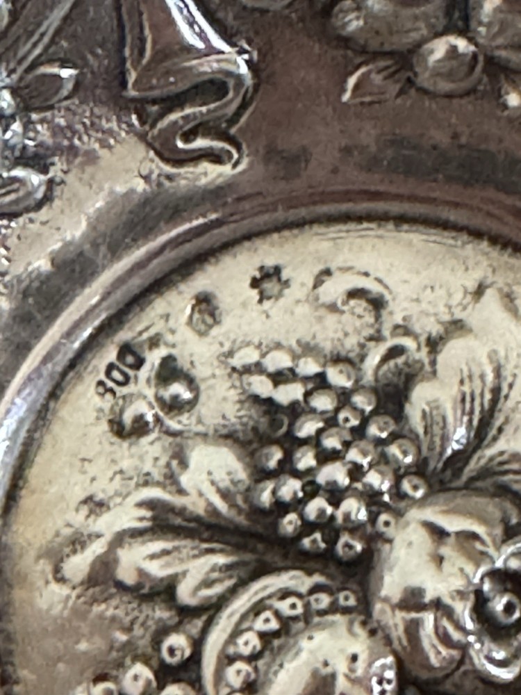 Pair German 800 Silver WINE TASTERS TASTEVINS