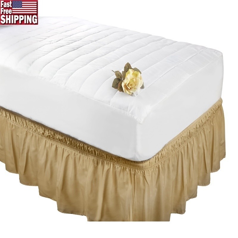 Polyester Antibacterial Mattress Pad Full Size 54" x 78" Machine Washable