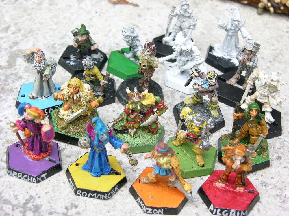 TALISMAN EXPANSION CHARACTER FIGURES, PAINTED, MULTI-LISTING