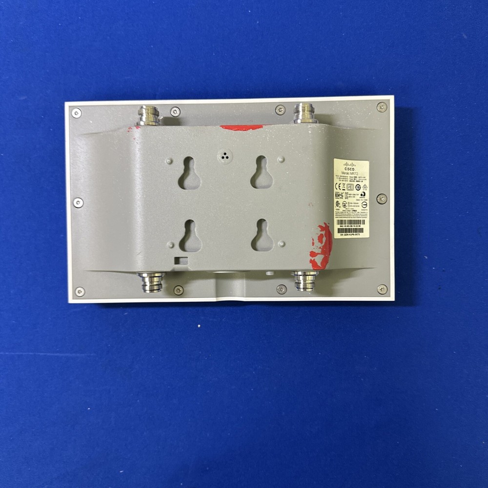 Cisco Meraki MR72 Wireless Access Point No Antenna