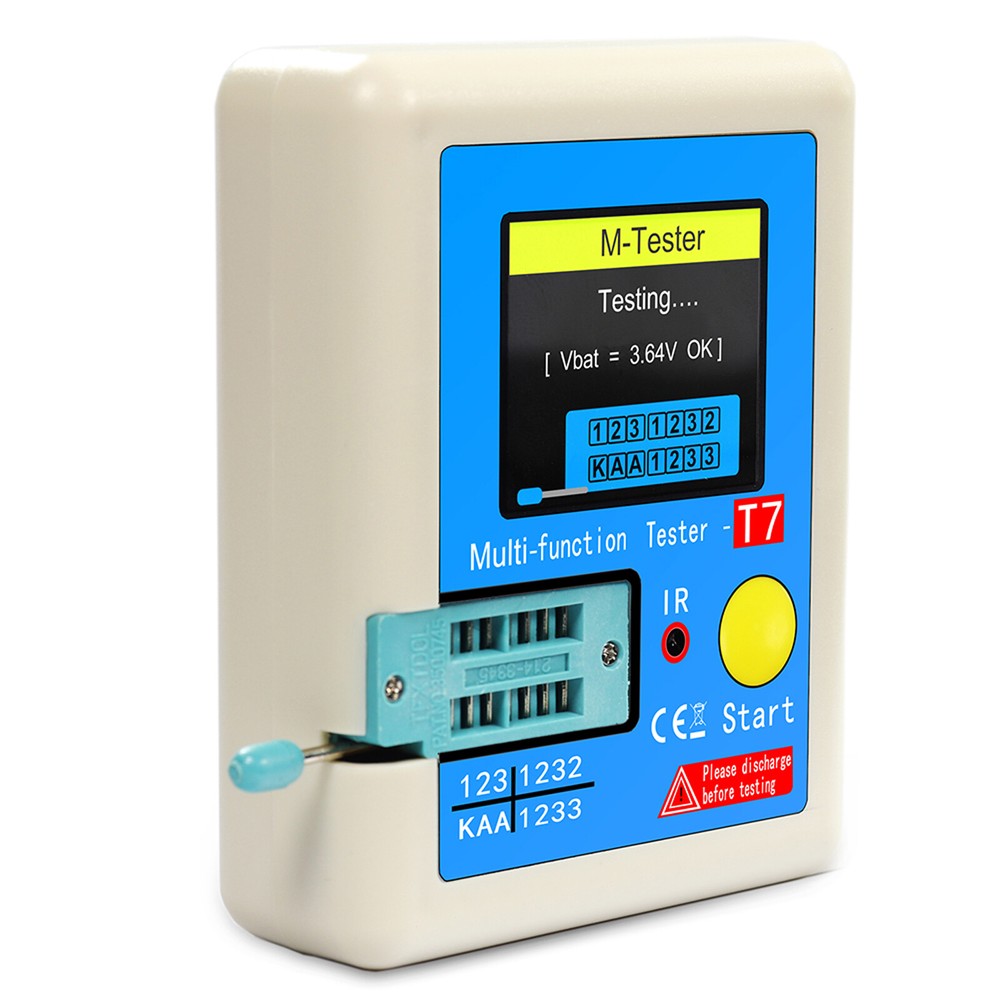 Transistor Meter -T7 Multi-Function Capacitance Resistance Tester Full C0M8