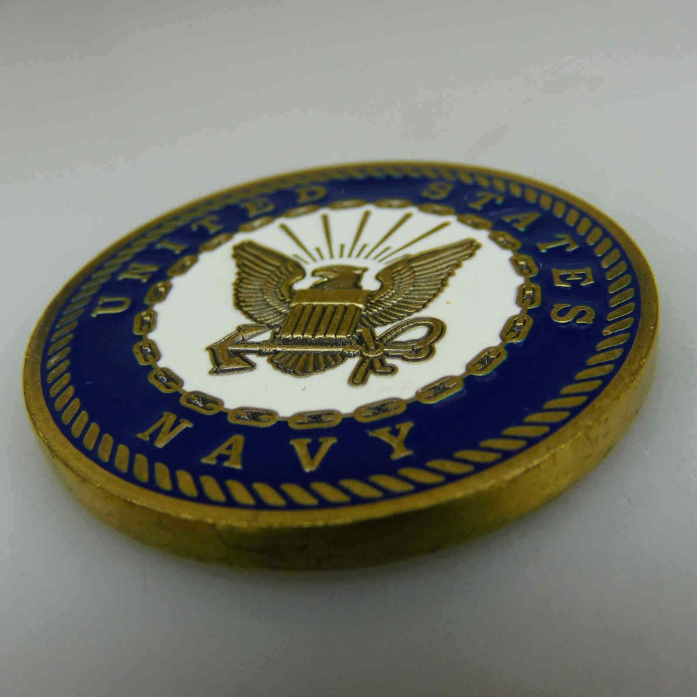 USN MASTER CHIEF PETTY OFFICER CHALLENGE COIN