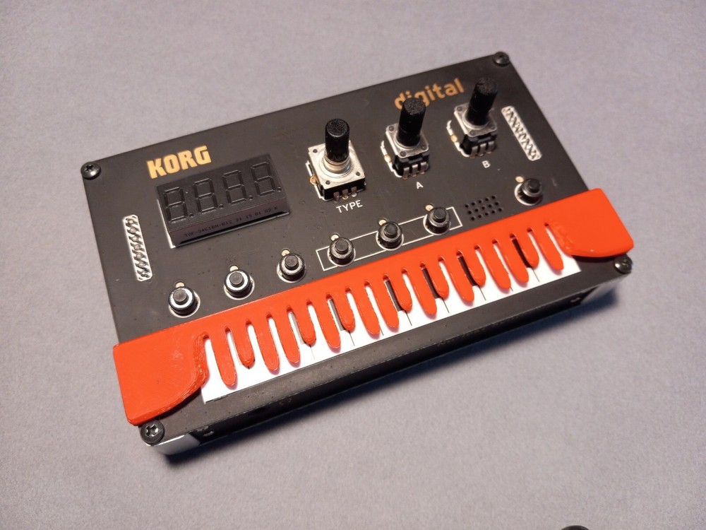 3D printed keyboard for Korg NTS-1