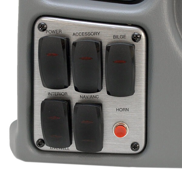 Lund Boat Blank Switch Panel 1971850 | Pro-V Gray 2009