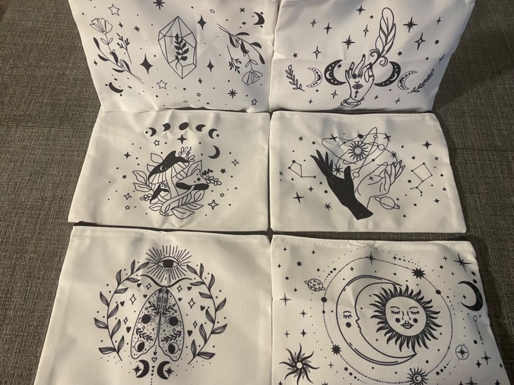 tarot and crystal bag clutches