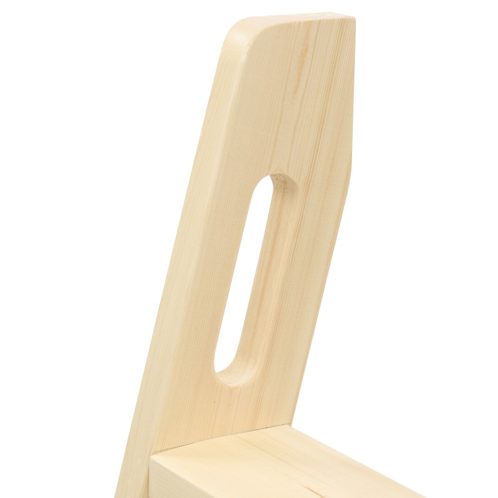 Modern Solid Wood Bed Ladder Space-Saving Step Ladder 3 Steps Long Climb Ladder