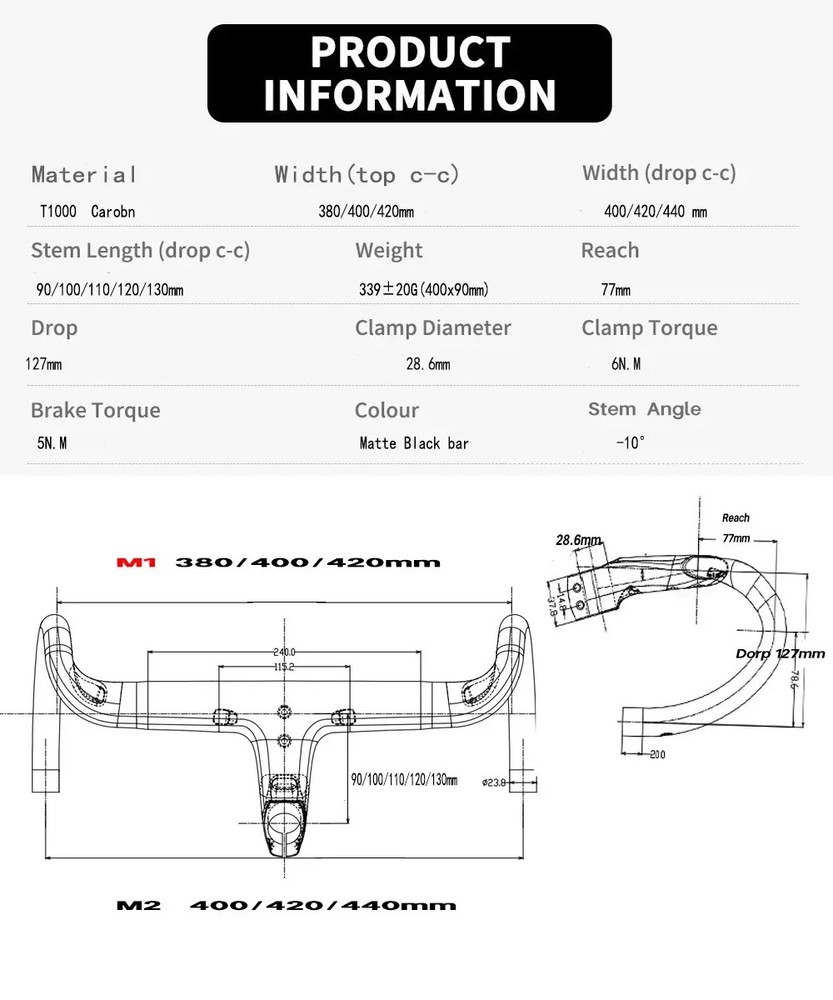 Road Bicycle Full Internal Cable Integrated Carbon Handlebar Stem with Spacers