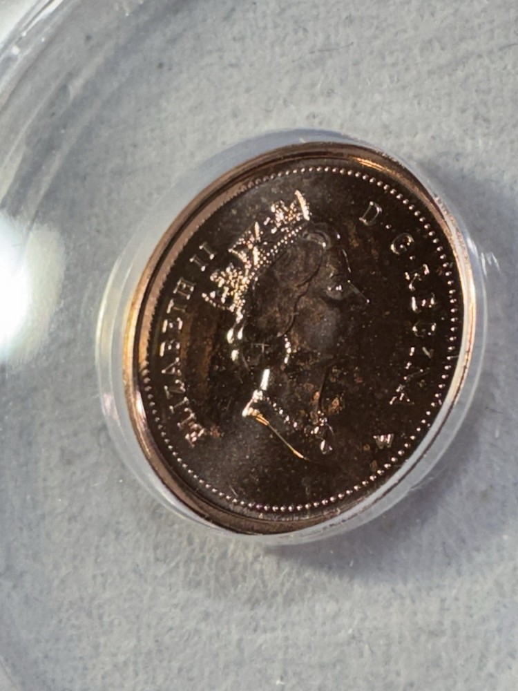 2000-W Canada 1 Cent Graded MS 68 RD by ANACS