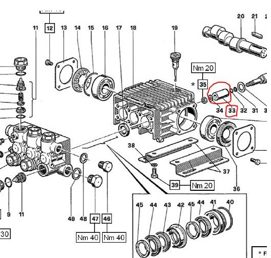 3-pack General Pump 44040109 Replacement CERAMIC PISTON 18mm fits Interpump GP