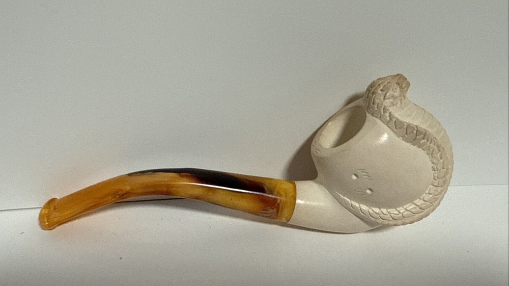 Meerschaum Pipe - SNAKE/Read