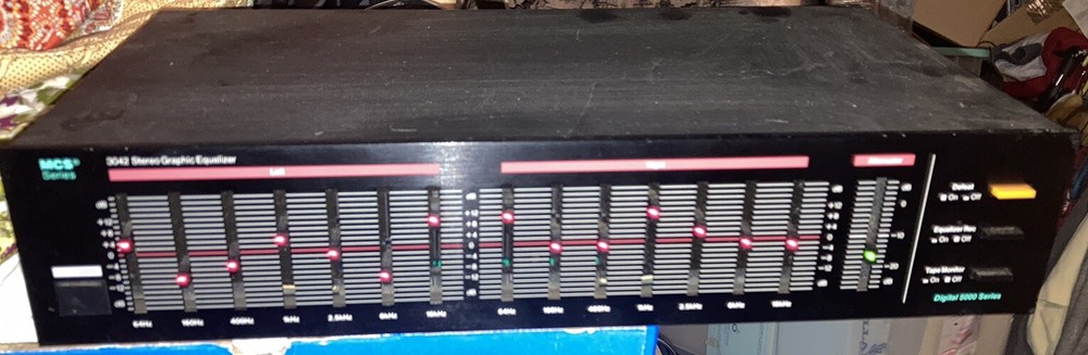 Vintage MCS 3042 -7 Band LED Graphic Equalizer- Perfect working Condition