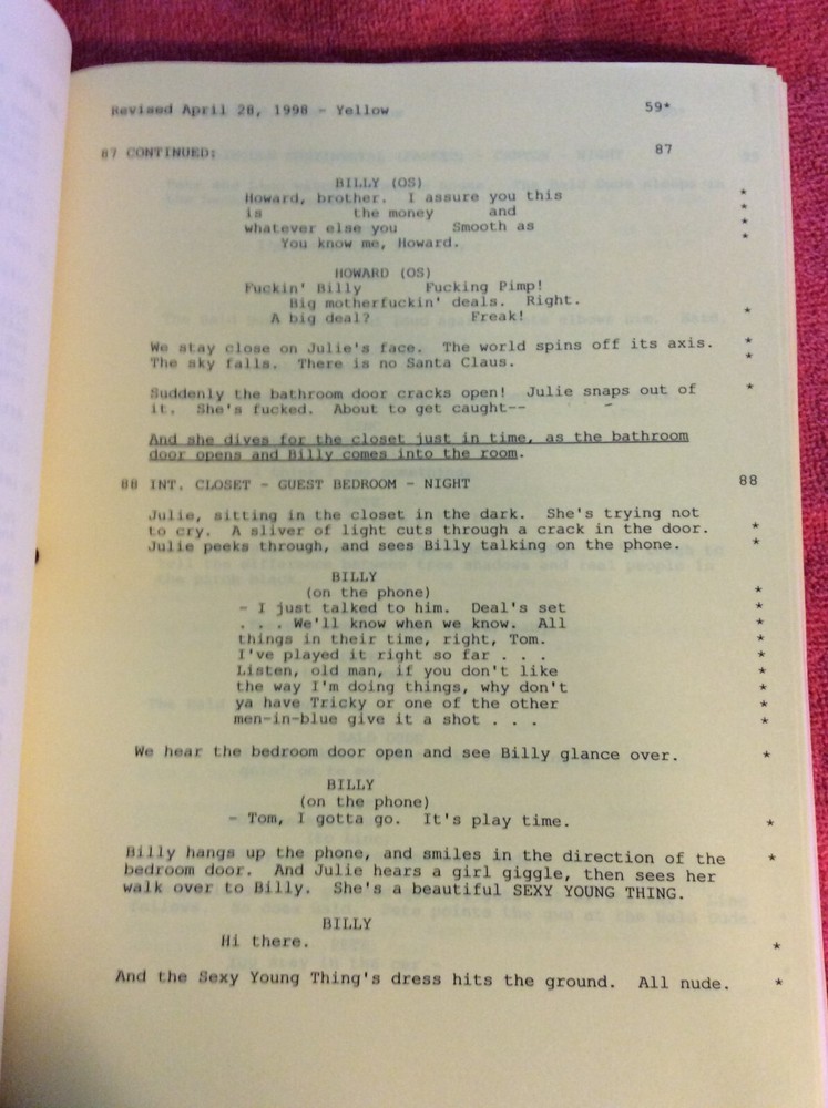 ORIGINAL SCRIPT THE MOD SQUAD CLAIRE DANES EDDIE GRIFFIN JOSH BROLIN LIPTON