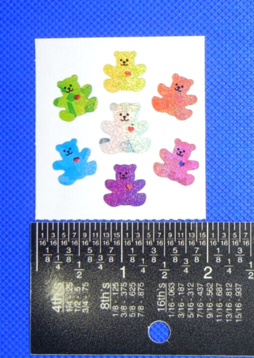 Sandylion Glittery Teddy Bears Sticker Mod