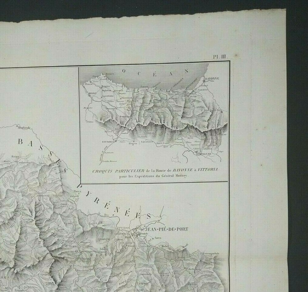 1793-75 REVOLUTIONARY WAR MAP - AUTHENTIC PRINT