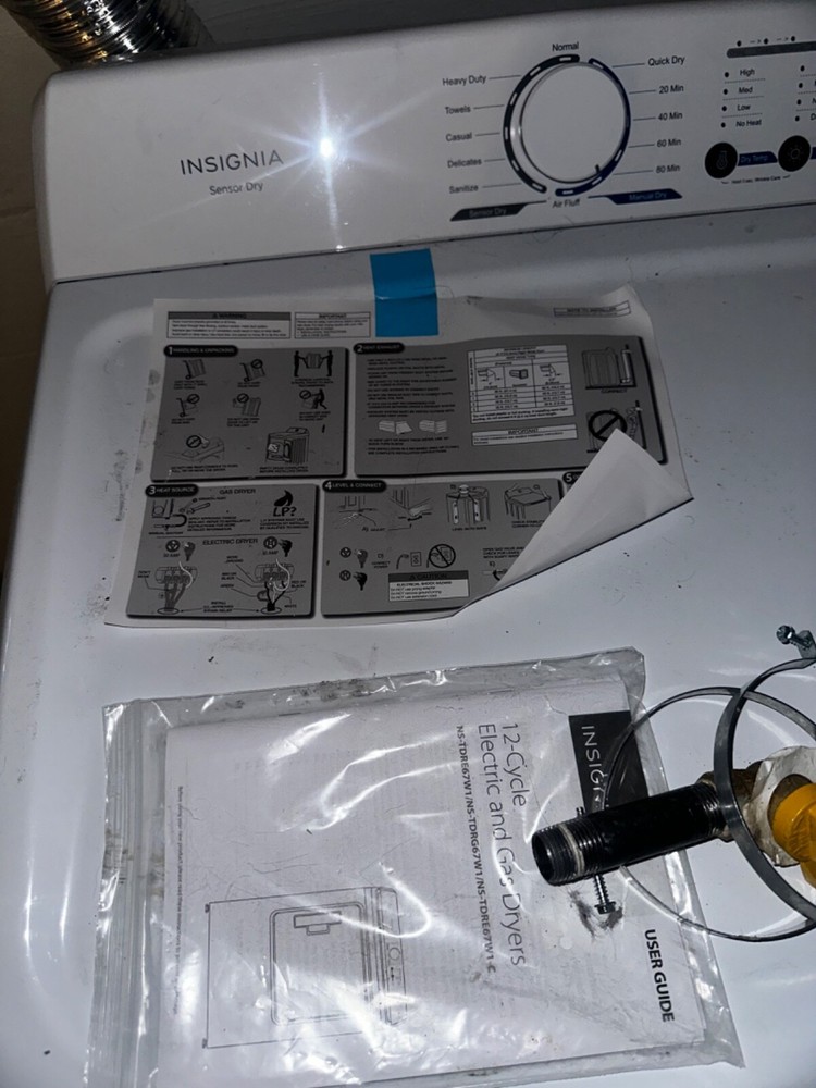 Insignia Washer & Dryer can be seperate