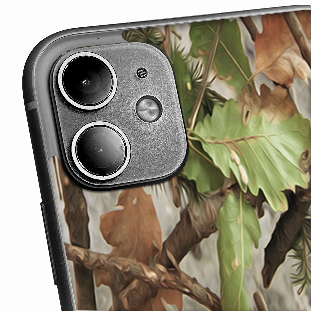 Skins Decal Wrap for Apple iPhone 11 - tree camo real oak