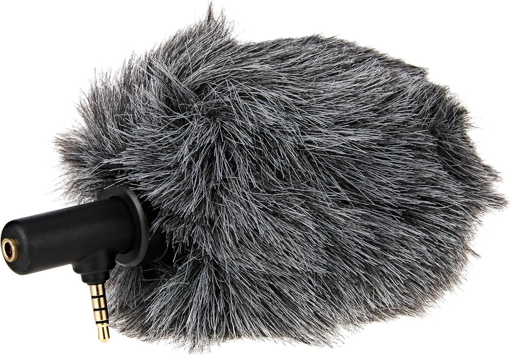 Rode VideoMic Me Compact Microphone with Rode WS9 Gray Windshield