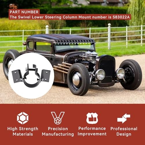 S83022A 2'' Lower Steering Column Mount Compatible with 2'' Diameter Steering