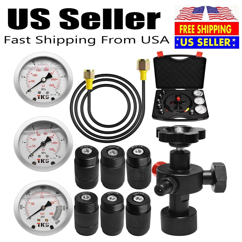 Hydraulic Nitrogen Accumulator Charging Kit,Nitrogen Fill Kit, Nitrogen Pressure