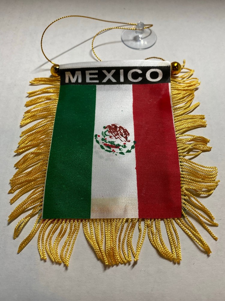 Mexico Mini Banner Red Eagle 4 X 6