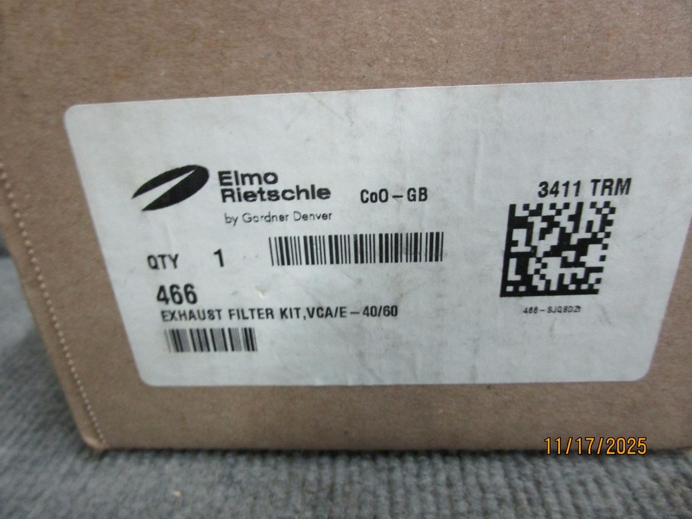 Elmo Rietschle 466 Exhaust Filter Kit