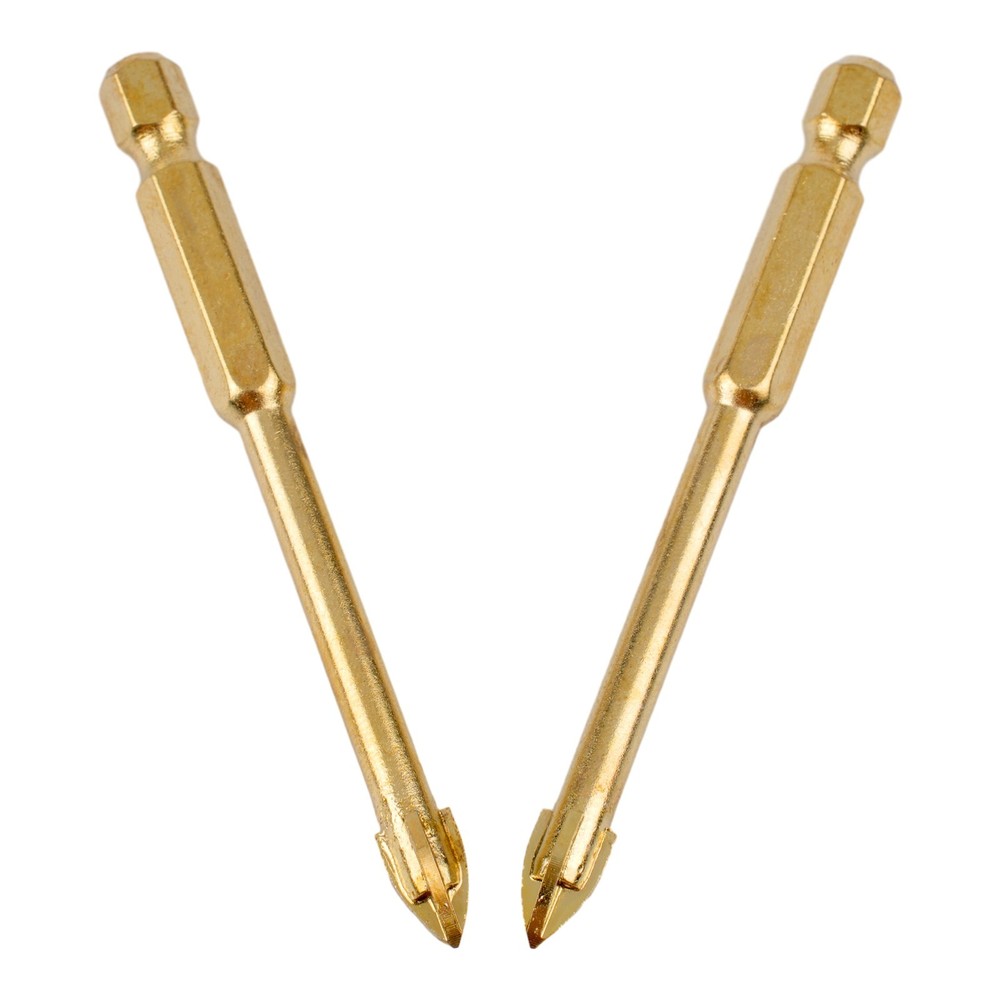 Long lasting 6mm Glass Drill Bits with Hex Shank for Various Materials