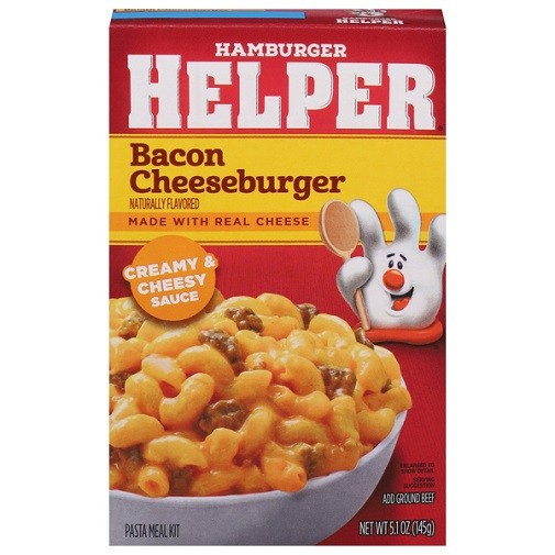 Hamburger Helper Bacon Cheeseburger Creamy & Cheese Sauce