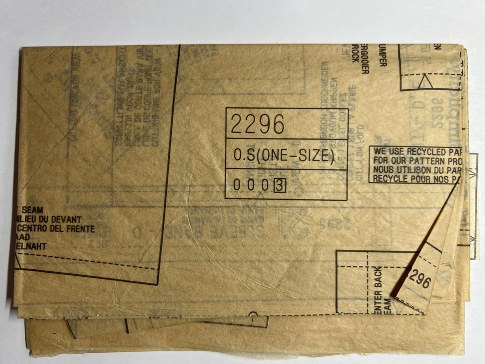 Simplicity Sewing Pattern 2296 18" Doll Clothes Partly Cut Complete