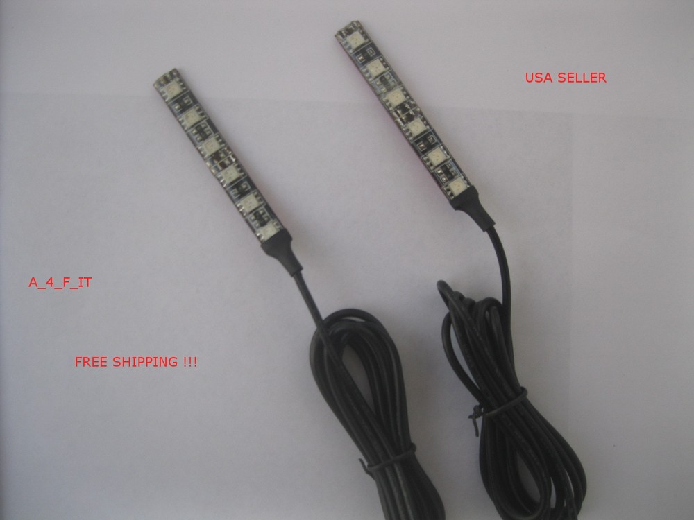 Motorcycle License Plate Light Tag Strip LED