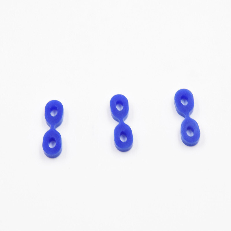 40 Pcs Dental Wedges Elastic Matrix Matrices Rubber Interdental Material 8 Shape