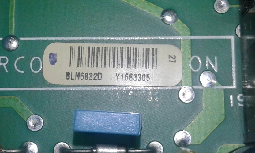 Motorola BLN6832D Board. Our #M60-9