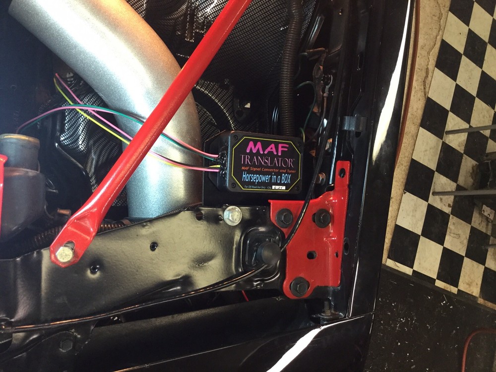Buick Grand National, T Type: MAF Translator Mounting Bracket- Black