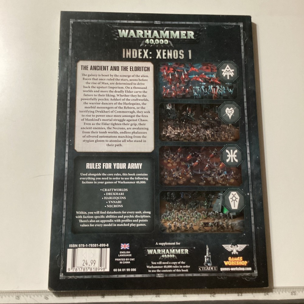 Warhammer 40k Index: Xenos 1 Softcover New