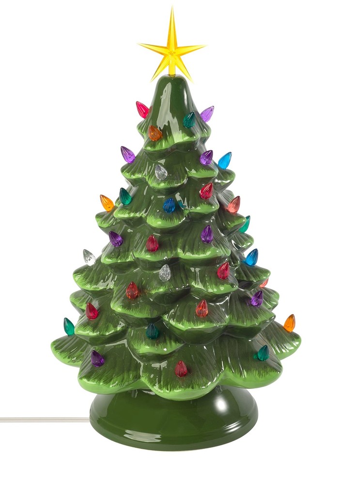 Creative Hobbies Ceramic Christmas Tree Replacement Medium, Multicolor