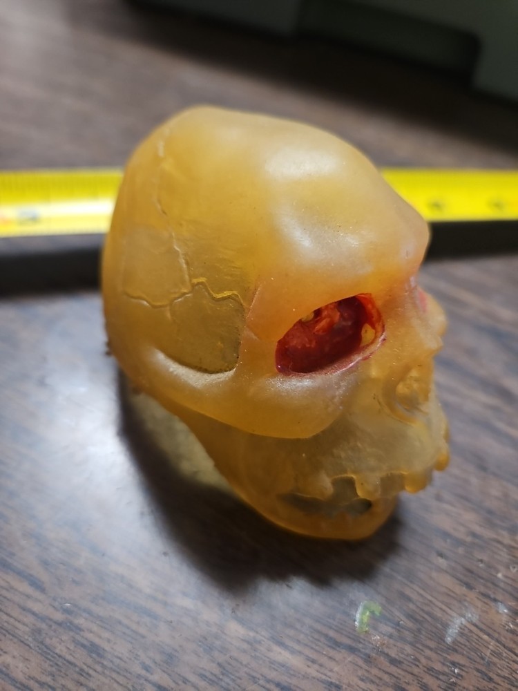 Vintage Rubber Skull Monster