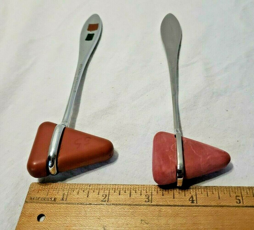 2 Percussion Reflex Hammer Lot Medical Instruments
