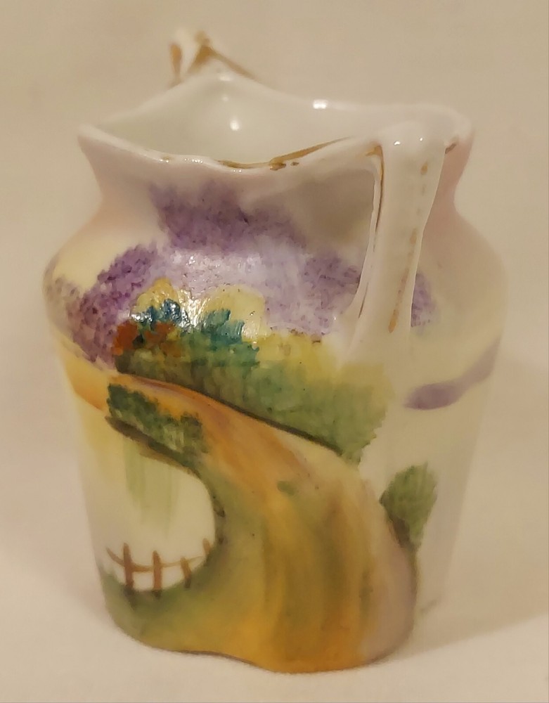 Hand Painted Nippon Two Handled Open Sugar