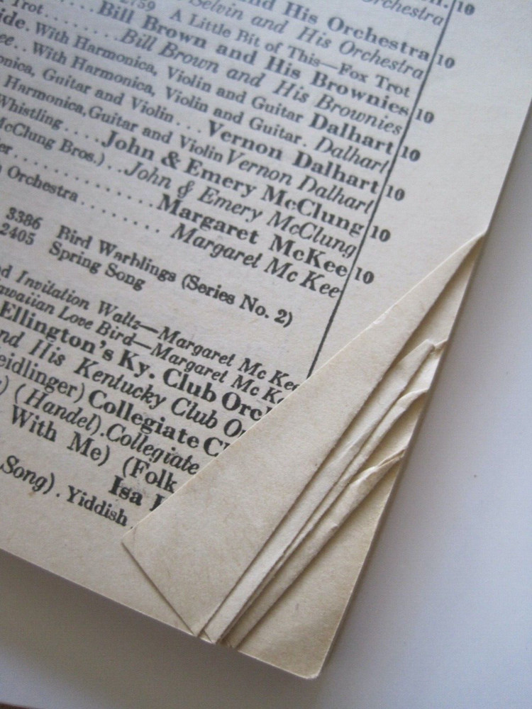 Brunswick Electrical Records Booklet 1928