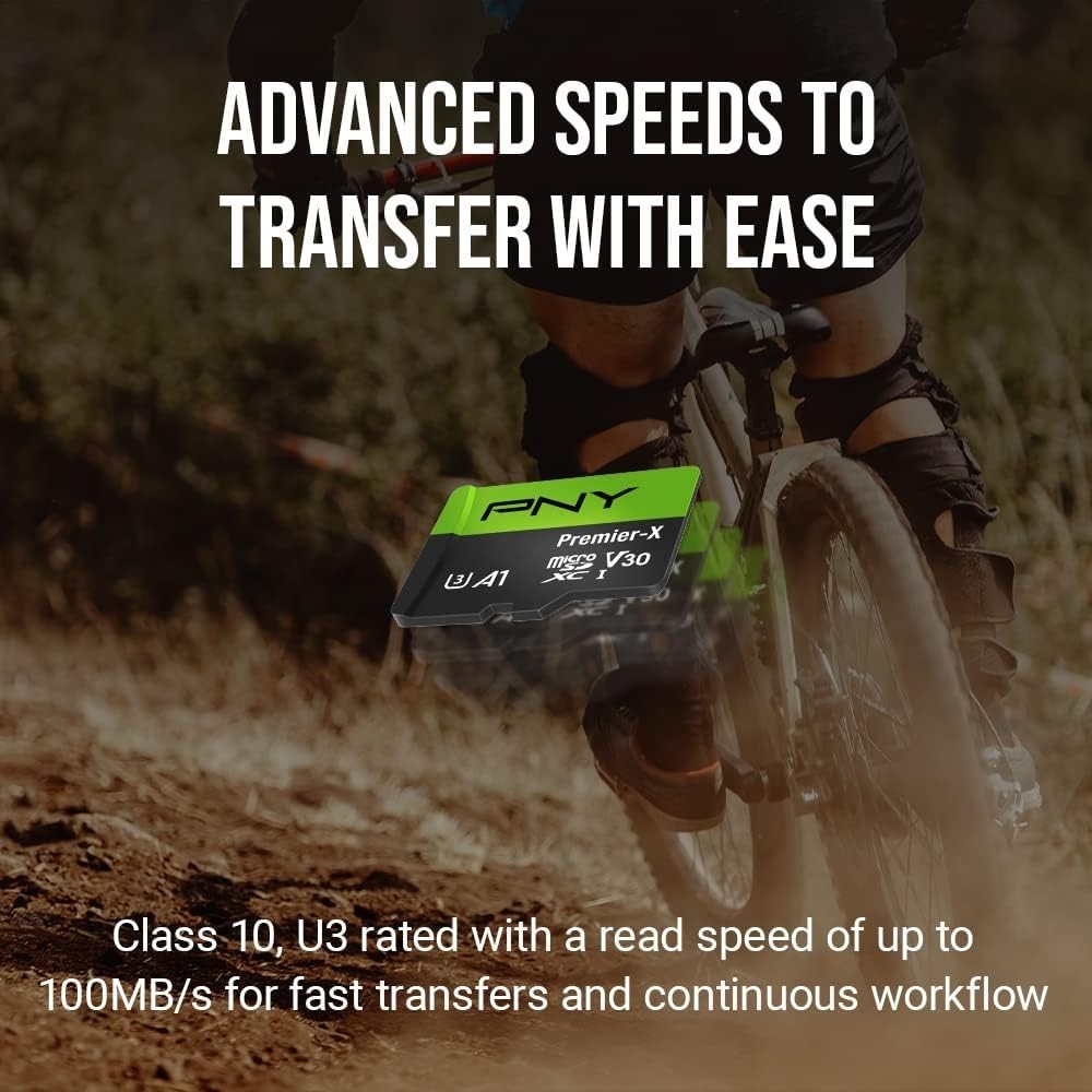 256GB Premier-X Class 10 U3 V30 microSDXC - 2-Pack, Waterproof & Shockproof