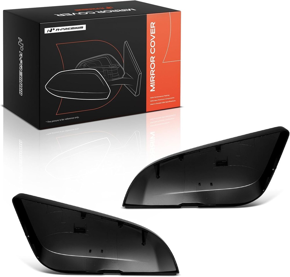 A-Premium 2 PCS Driver and Passenger Side Rearview Mirror Covers Caps - Compatib