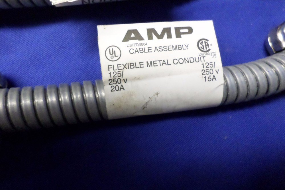Haskell Office AMP Panel to Panel connectors Flexible Metal Conduit 12.06"