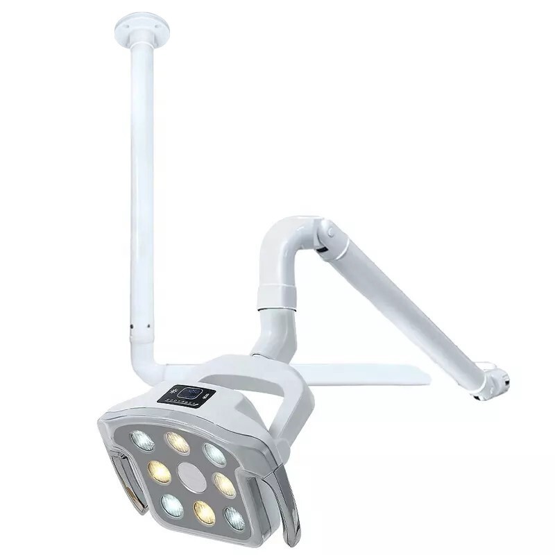 Dental Operating Light Ceiling Mounted 8 Bulbs LED Light with Sensor Touch Sceen