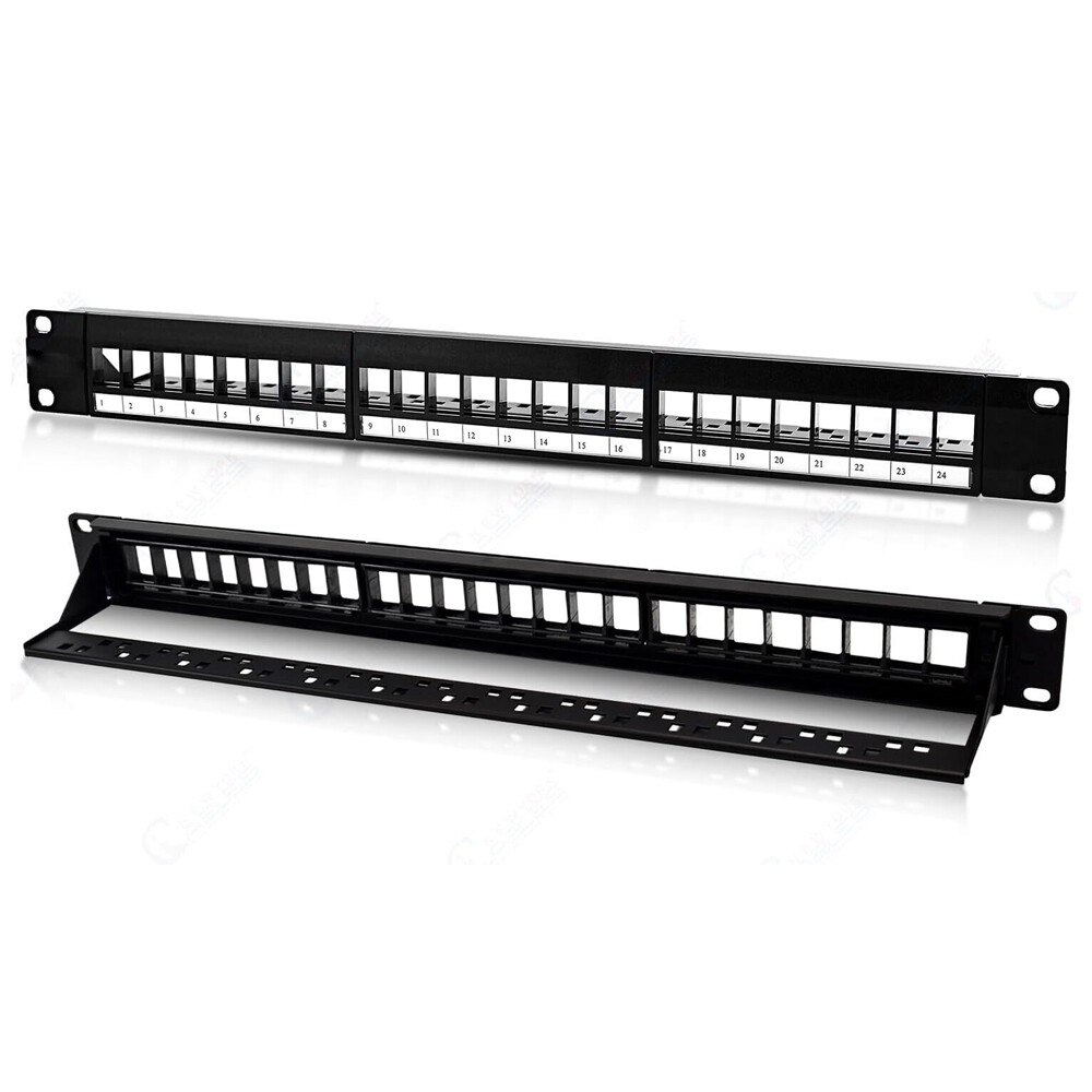 10X 24Port Patch Panel CAT6/Cat5 RJ45 110 Network Surface Wall Mount Bracket