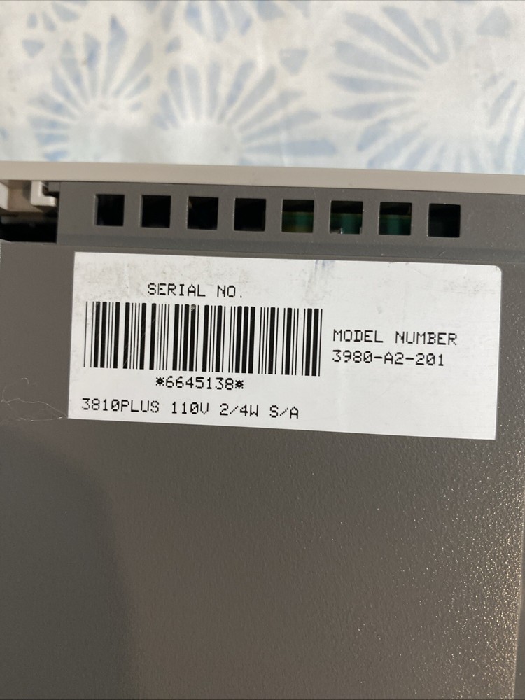 Paradyne Comsphere 3810 Plus External Modem 3980-A2-201 Rev 10 Tested - Working
